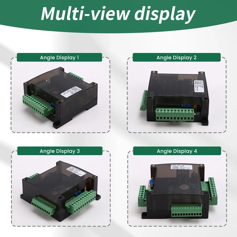A23F-FX3U 14MR 6AD 2DA RS485 8 Input 6 Relay Output 6 Analog Input 2 Analog (0-10V) Output PLC Controller Board