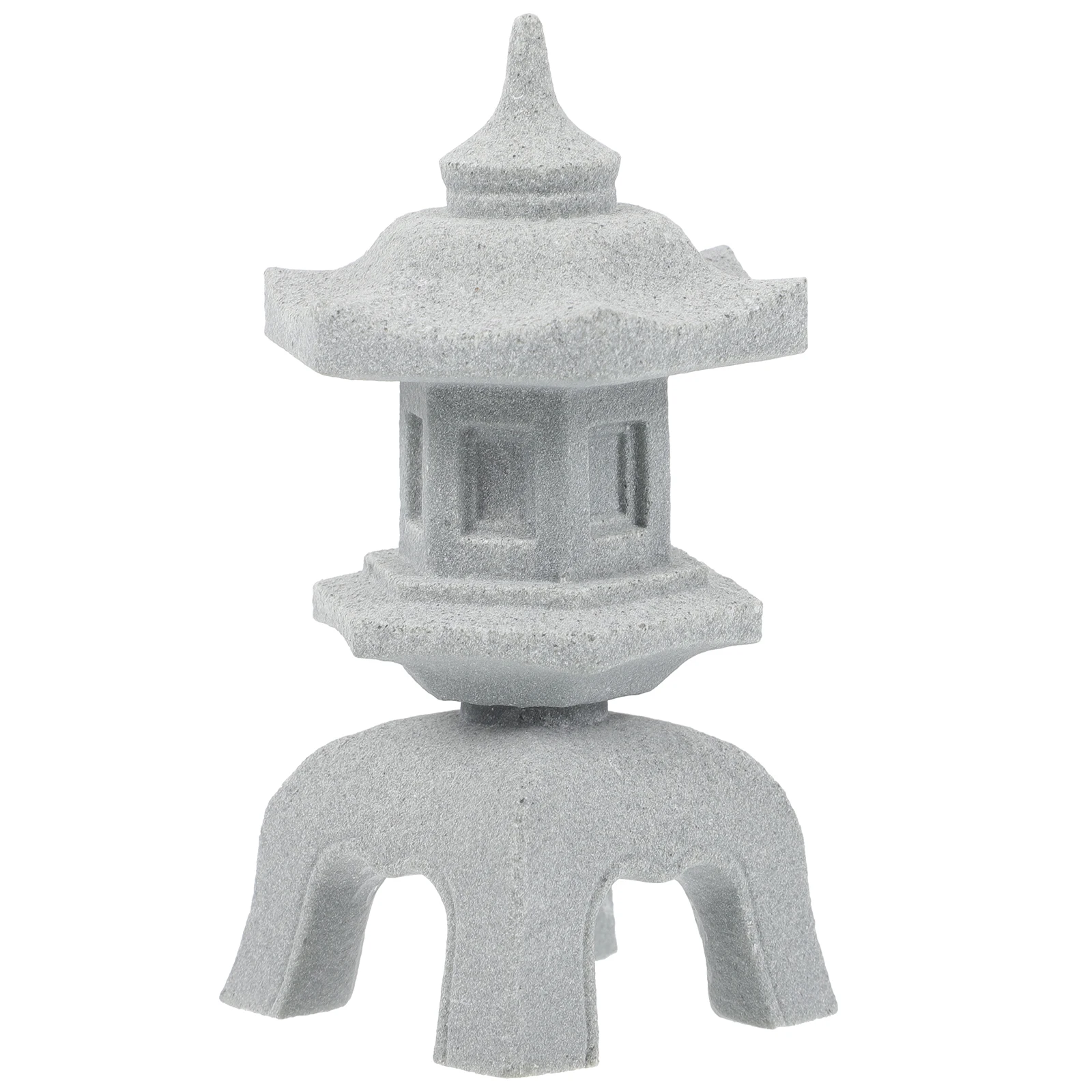 

Stone Lamp-Shaped Aquarium Decoration Compact Durable Fish Tank Ornament Micro Landscape Decor Realistic Design