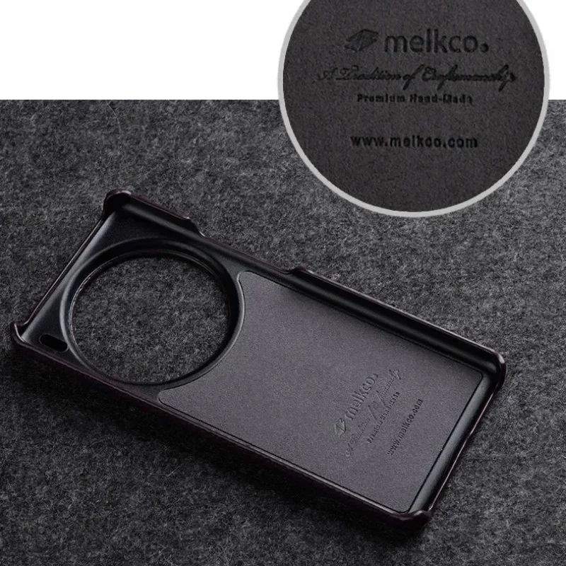 Melkco 100% เคสหนังแท้สำหรับ VIVO X200 Pro เคส X100ขนาดเล็กพิเศษพร้อมกล้องป้องกันหนังวัวหรูหราพรีเมี่ยม