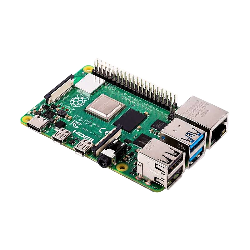 Raspberry Pi 4B Raspberry Pi 4th الجيل B لوحة تطوير AI الذكاء الاصطناعي الكمبيوتر بيثون كيت 4B 4G