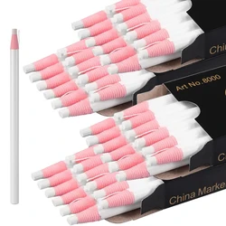10PCS White Chalk Pencils Sewing Marking and Tracing Tools Invisible Erasable Pencils Marking for Sewing Fabrics DIY Crafts