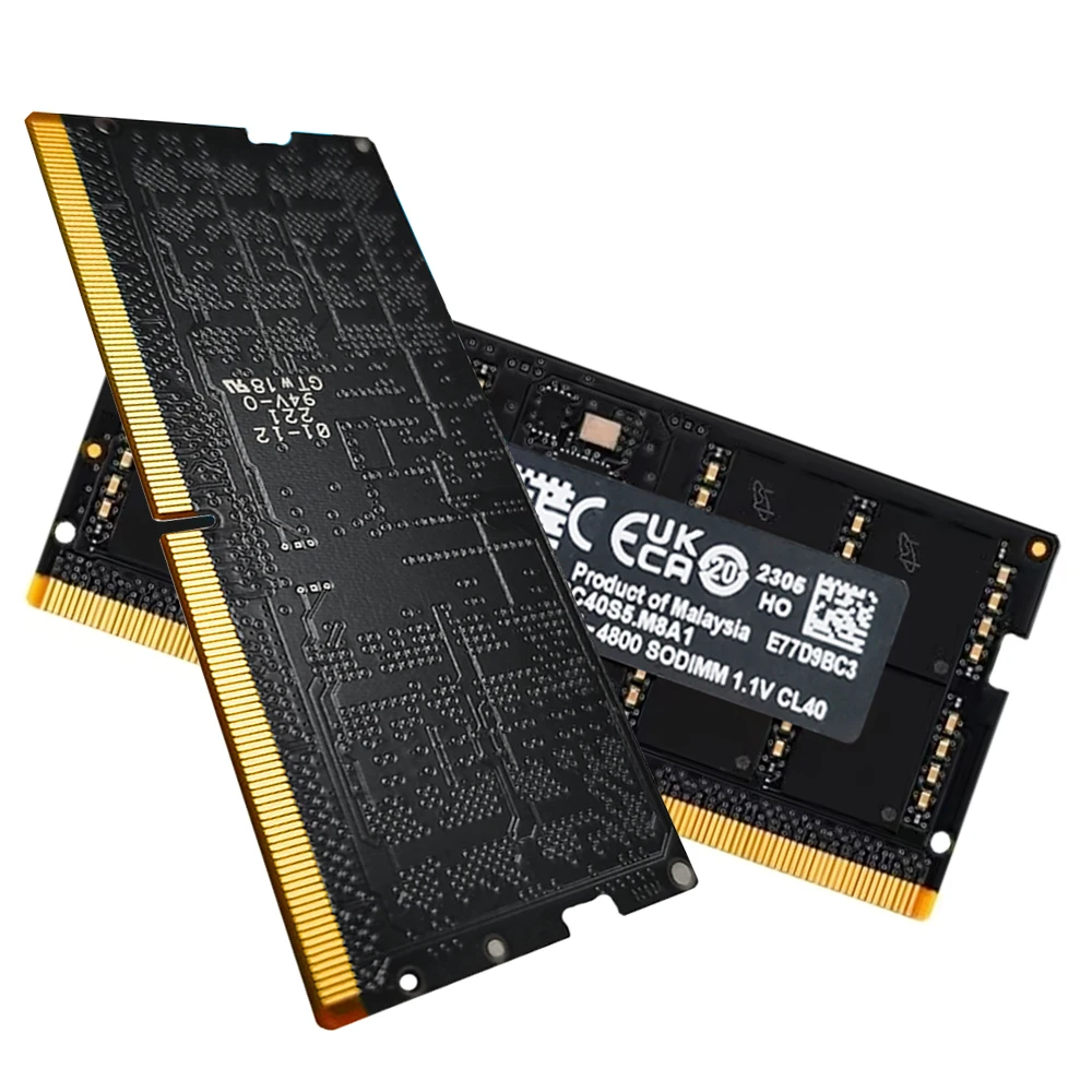 메모리 DDR5 RAM 노트북, Sodimm DDR5 메모리 램, 8GB, 16GB, 32GB, 4800MHz, 5200MHz, 5600MHz, PC5-44800 PC5-38400 