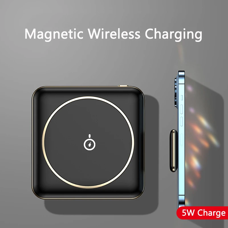 

Mini Power Bank 10000mAh Magnetic Wireless Charger Magsafe Powerbank for iPhone 16 15 Samsung Xiaomi Fast Charging Spare Battery