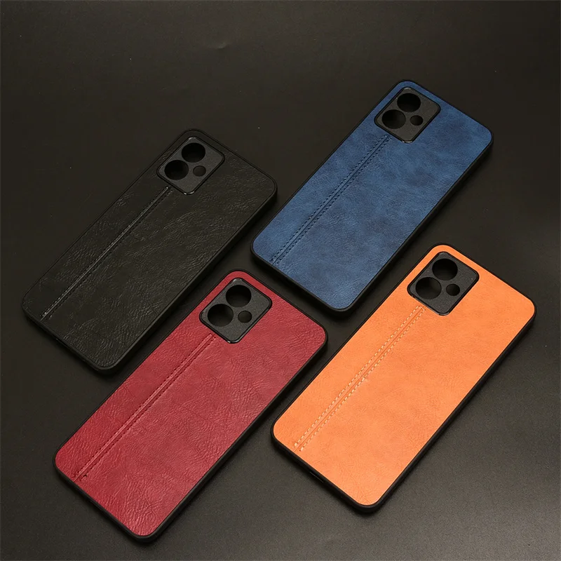 

For Motorola Moto G14 4G Fall prevention cow line back cover for MotoG14 G14 4G non-slip phone case