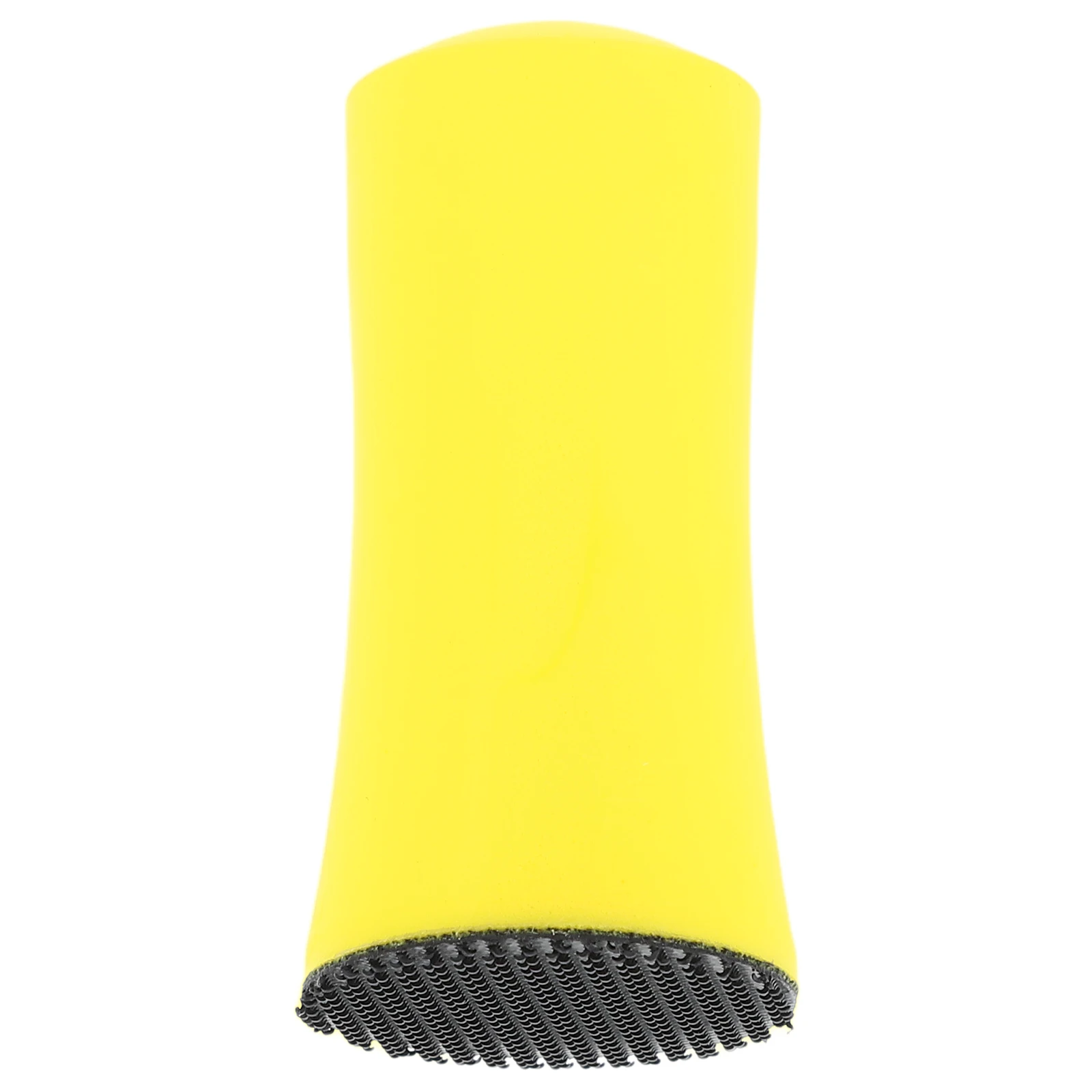 

Handheld Micro Sander Block Yellow Plastic For Wood Furniture Crafts Fine Sanding Tool