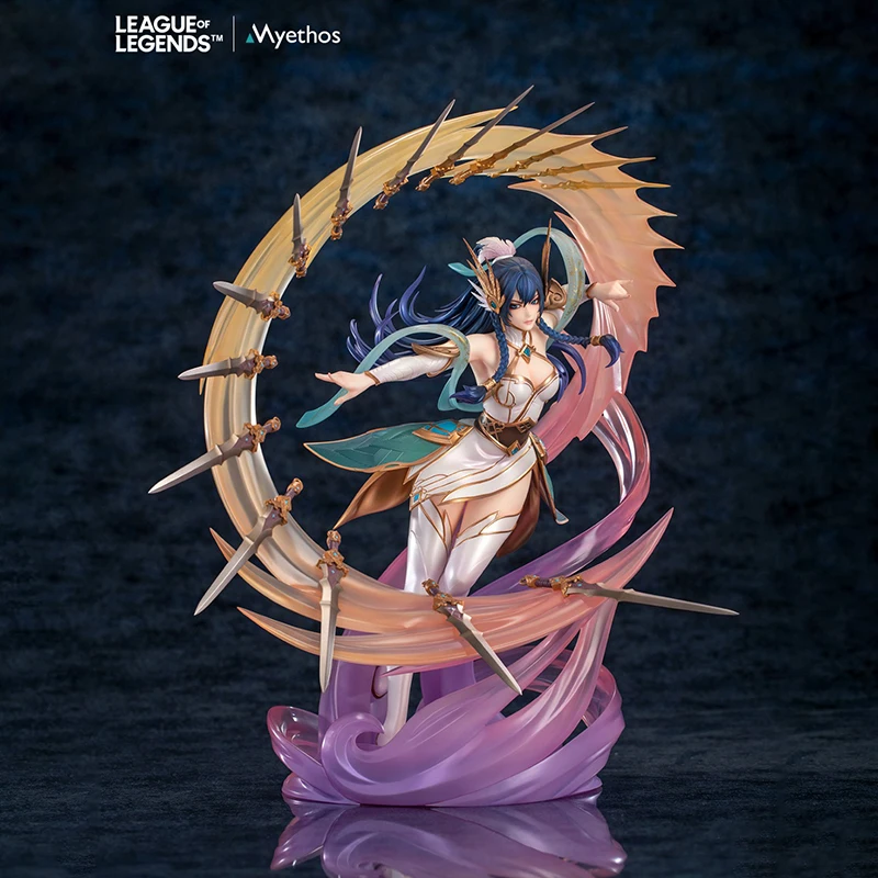 In Stock Myethos 1/7 League Of Legends Immortal Journey Irelia PVC 34CM Game Anime Action Figures Model Collection Ornament Toy