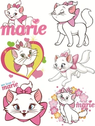 The Aristocats Clothing thermoadhesive patches Marie thermo-stickers for children iron on transfer