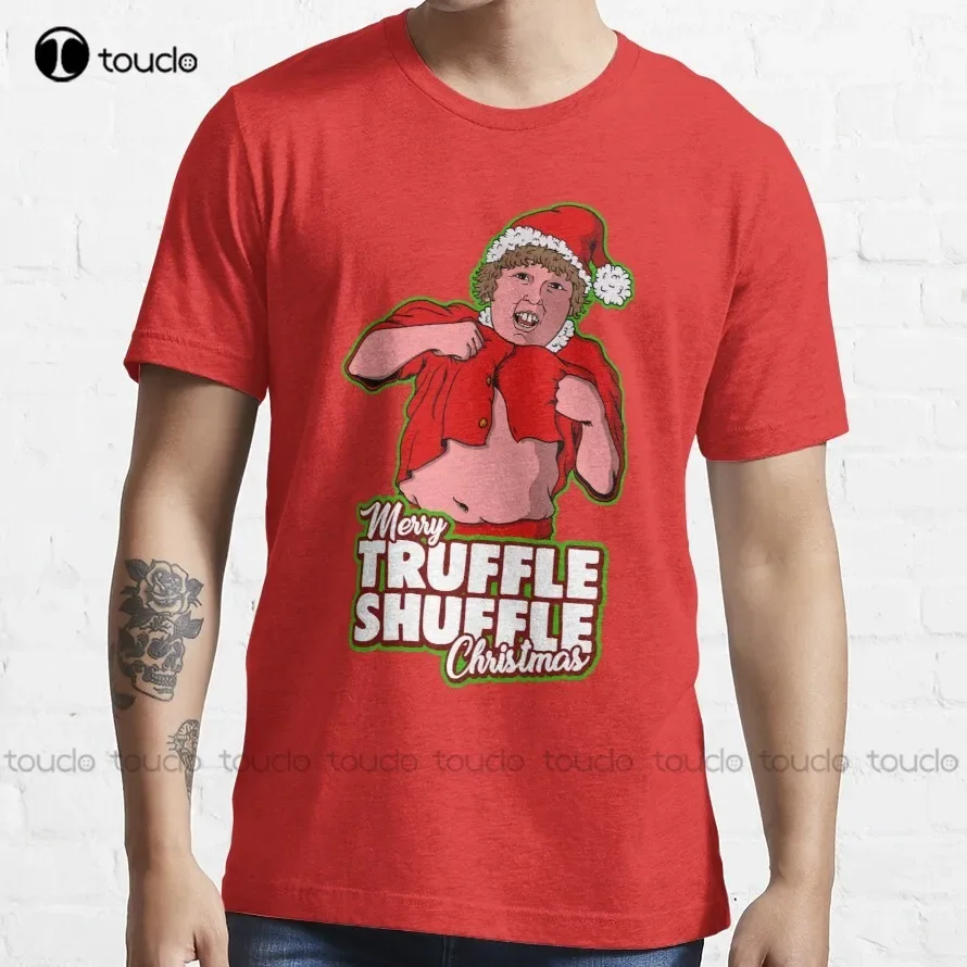 Merry Truffle Shuffle Christmas The Goonies T-Shirt Mens Swim Shirt Fashion Creative Leisure Funny Harajuku T-Shirt Custom Gift