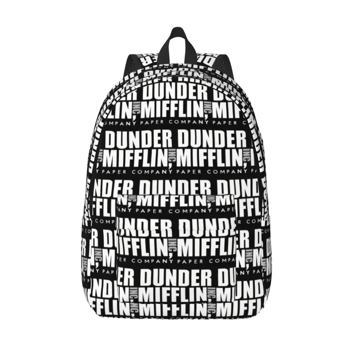 

Dunder Mifflin Paper Company Logo Студенческий рюкзак Школьная сумка Походный дорожный рюкзак для мальчиков и девочек Модная сумка для книг Сумки на плечо