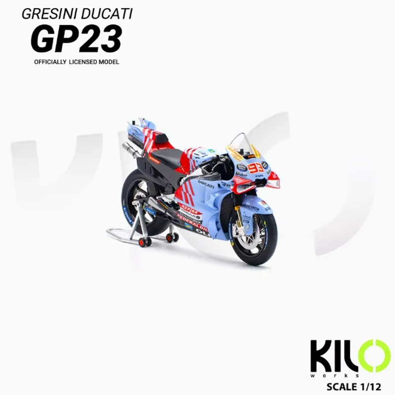KILO works 1/12 Scale DUCATI GP24 GP23 Motorcycle Cast Alloy Model Static Metal Collection Toy Holiday Gift