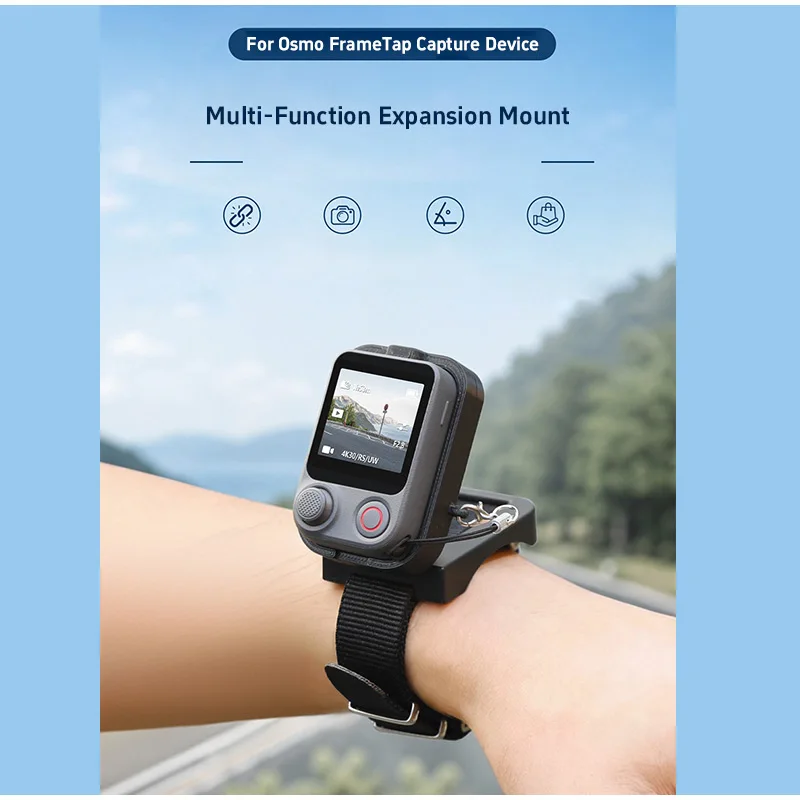 Image of Sucher-Handschlaufe für Osmo FrameTap DJI Pocket 4P Kamera-Rahmen Schutzhülle Multifunktionale Handschlaufe Ständer Zubehör