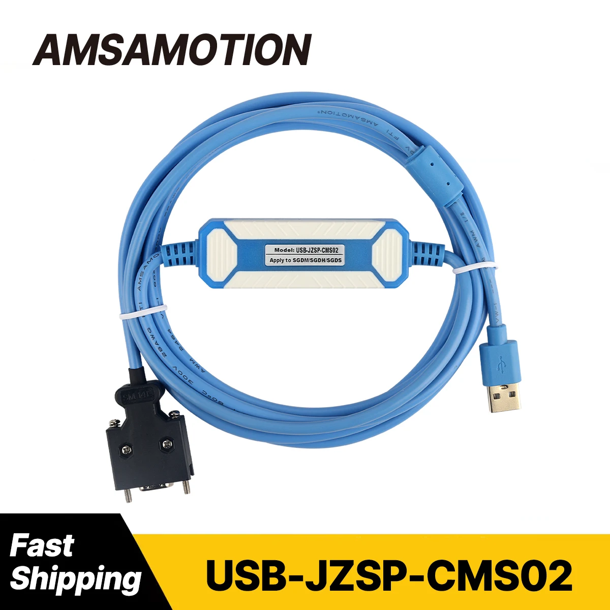 USB-JZSP-CMS02 Servo Programming Cable For Yaskawa Sigma-II Sigma-III SGDH SGDS SGDM SGDJ Debug Download Cable