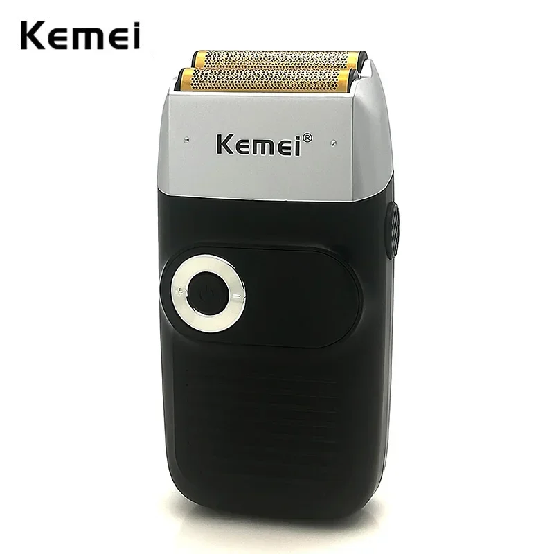 Kemei 2 in 1 Rechargeable Electric Foil Shaver Portable Cordless Men Reciprocating Razor Beard Trimmer LCD Display 1400mA Barber
