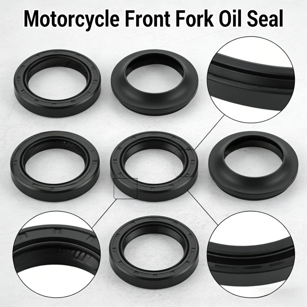 

2/4/8pc 43x55x11 43 55 11 Front Fork Dust Oil Seal For YAMAHA TT600 FZR1000 FZR400 RR TTR 250 TTR250 YZF-R6 YZF-R1 V-Max VMX1200