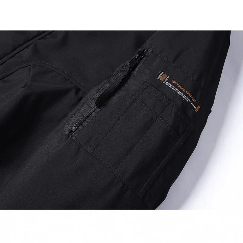 Men's plus Size Air Force Pilot Jacket American Casual Cotton-Padded Quilted Stand-Up Collar Clothing Trend