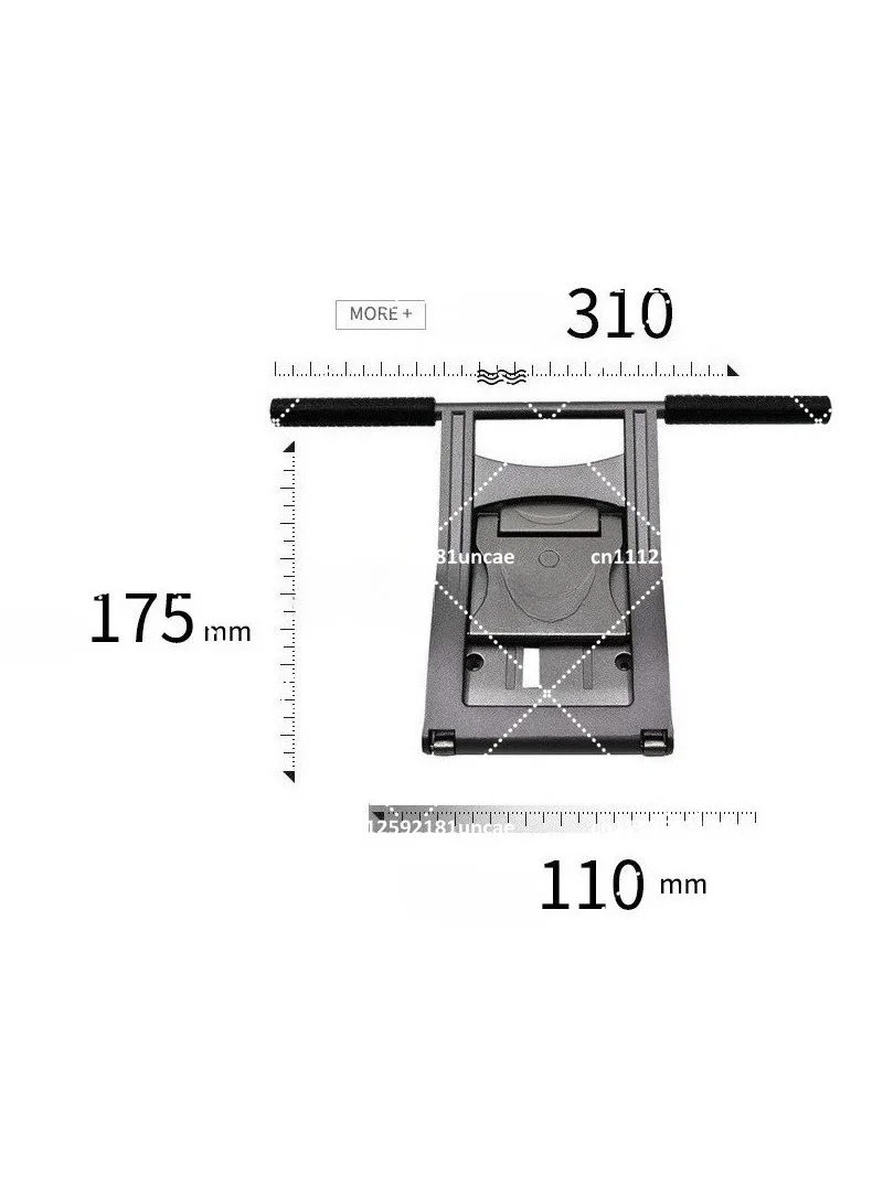 Adjustable Multi-Angle Position Screen Stand, Display Bracket with Tripod Mount for Desk Use