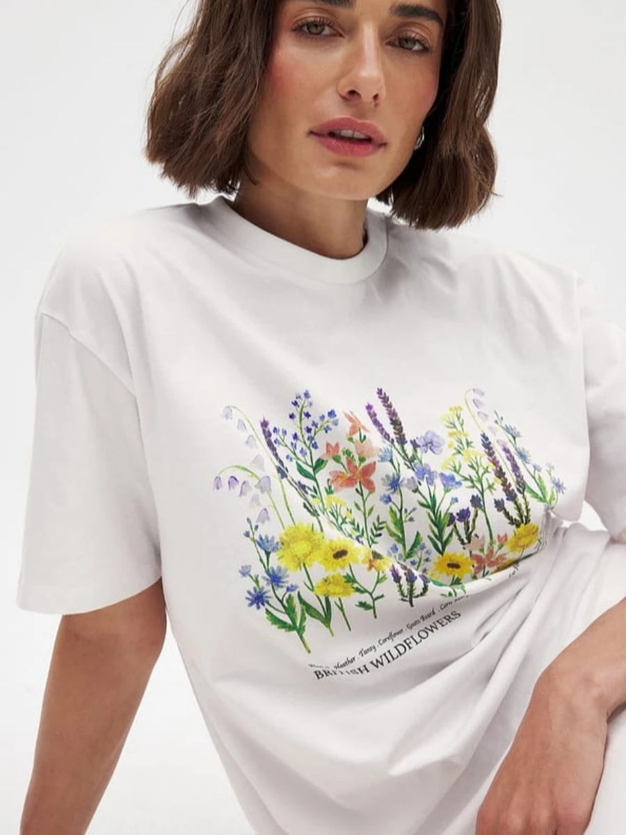 2026 Summer New Women's 100% Cotton Oversized T-Shirt 