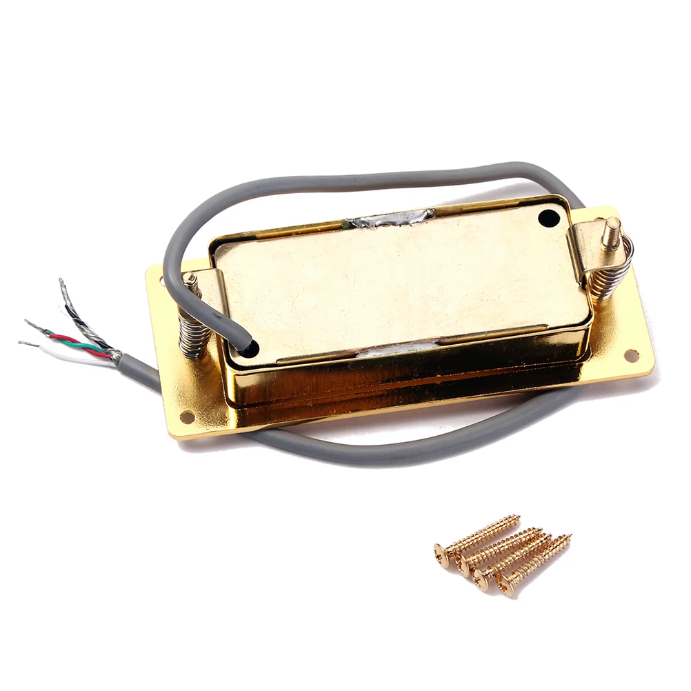 

Mini Pickup Humbucker Neck Guitar Bass Pickups Pearlescent Bridge Electric