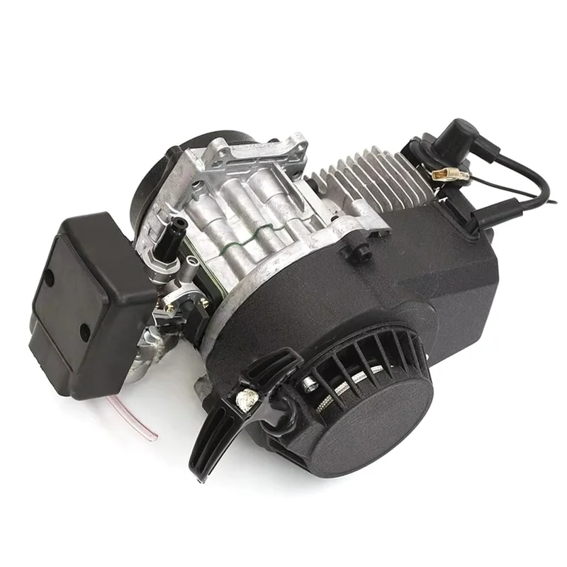 

AASS-Mini Pocket Pit Quad Dirt Bike ATV 2 Stroke 49Cc Pull Start Engine 25H Sprocket Motor Transmission Engine Air Filter