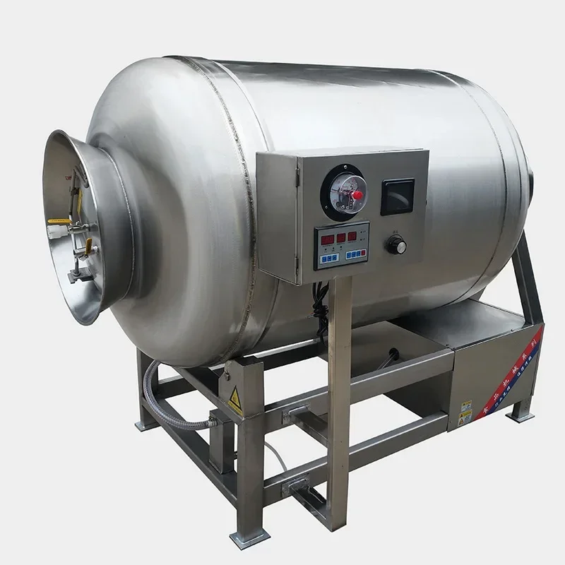 High-power meat variable frequency vacuum tumbling and curing machine Stainless steel vacuum tumbling and curing machine