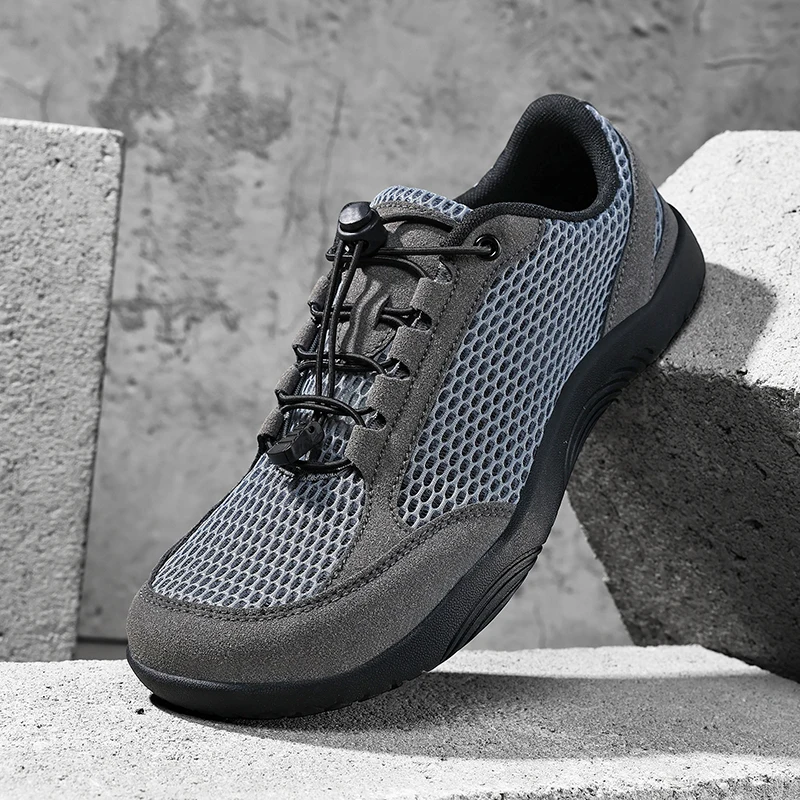 Sommerliche Herren-Sneaker mit breiter Zehenbox, minimalistische Zero-Sohlen-Sportschuhe, atmungsaktive Barfußschuhe für Paare, weiche Laufschuhe – Detail 9