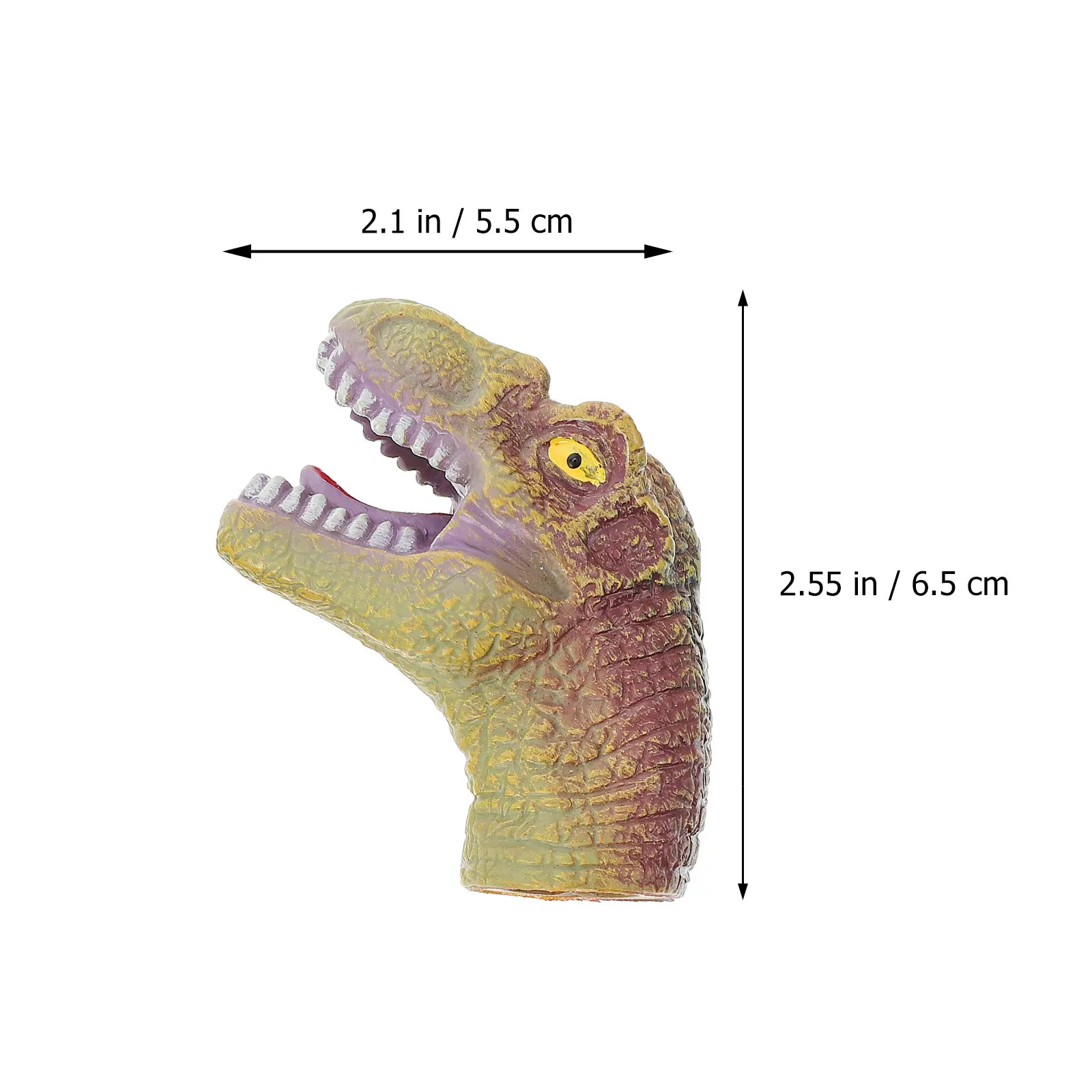 1Set Dinosaurs Hand Puppet Comfortable Vinyl Gloves for Imaginative Play Party Props Animal Puppets for Boys Girls Entertainment