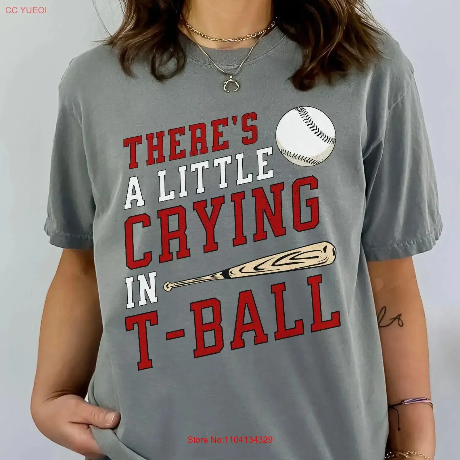 Baseball T Shirt Funny Ball Mom Retro Style Game Day No Crying in vintage Washed Unisex homme streetwear Stylish