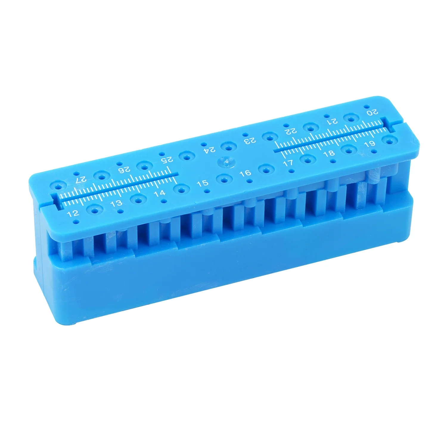 JOLANT Dental Endo Files Measuring Block with Ruler Endodontic Instrument Autoclavable Block Dentist Instrument Holder Tools