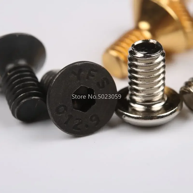 10pcs M4 screws DIY Knife tools material Knife handle plate Fastening parts