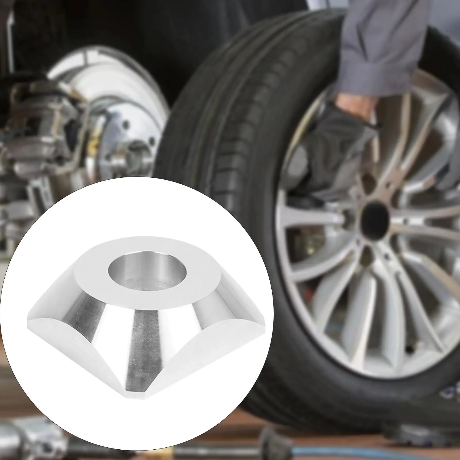 

Конус из алюминиевого сплава для шиномонтажного станка, большой, ручной, для балансировки колес, запчасть для установки автомобильных шин, для полноприводных автомобилей