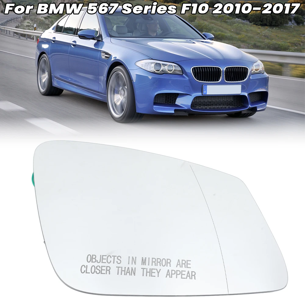 

Стекло зеркал с подогревом дверных крыльев для BMW 5 6 7 серии F10 F11 F12 F13 F01 F02 F03 F04 2010-2017 линзы зеркал с проводом 4 контакта