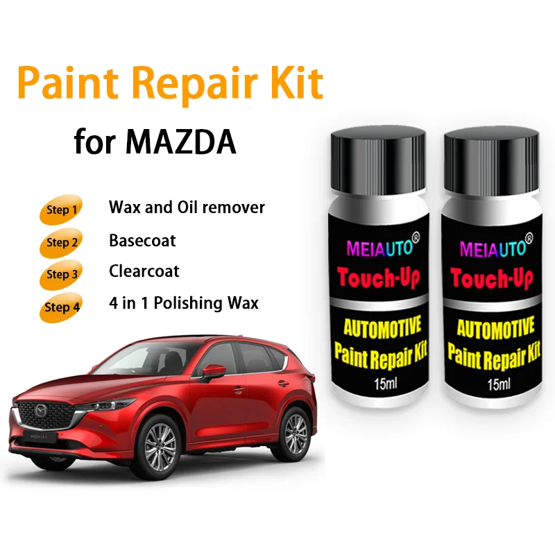 

Car Paint Repair Kit for MAZDA CX3 CX5 CX9 CX30 CX50 CX60 CX90 Touch-Up Paint Scratch Remover Automotive Paint Care Accessories