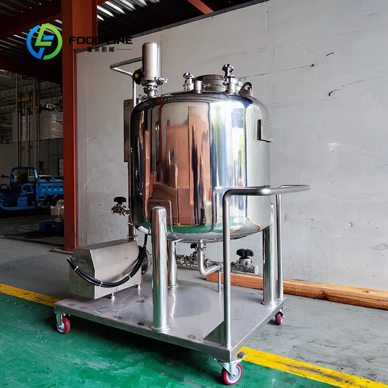 Customized size 316 stainless steel CIP system cleans the equipment concentration in place