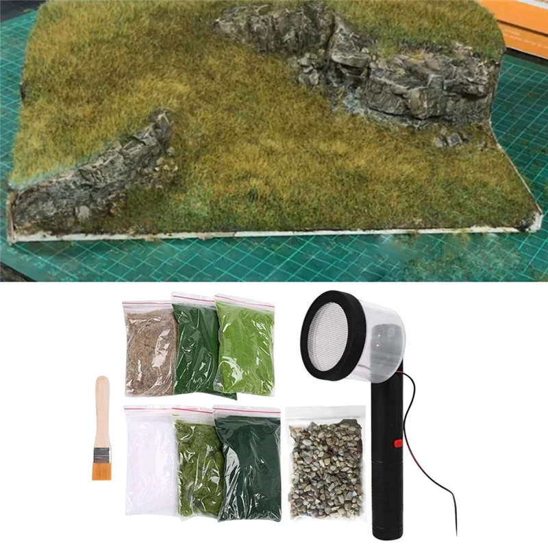 

ALIM-Electrostatic Grass Planter Planter Handicraft Electrostatic Flocking Machine Sand Table DIY Tool