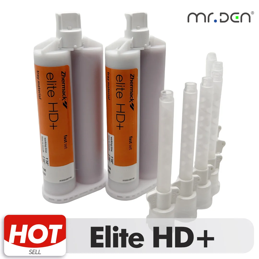 

Стоматологическая клейкая лента для тяжелого тела, силиконовая резина, клейкий крем для протезов Zhermack Elite HD