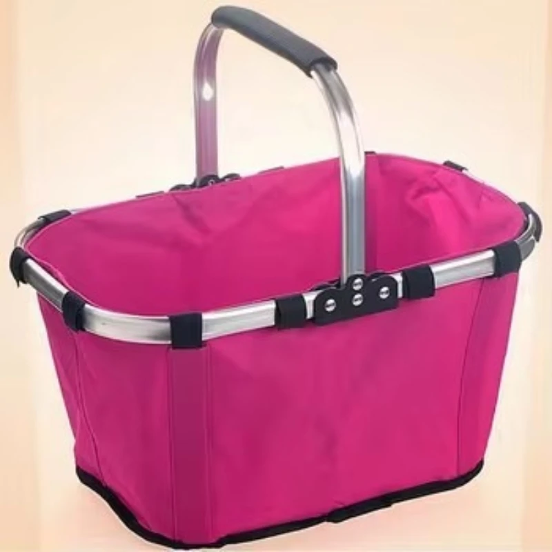 Outdoor Portable Storage Basket Camping Folding Waterproof Basket Large Capacity Lightweight Baskets Wear Resistant Outdoor Tool