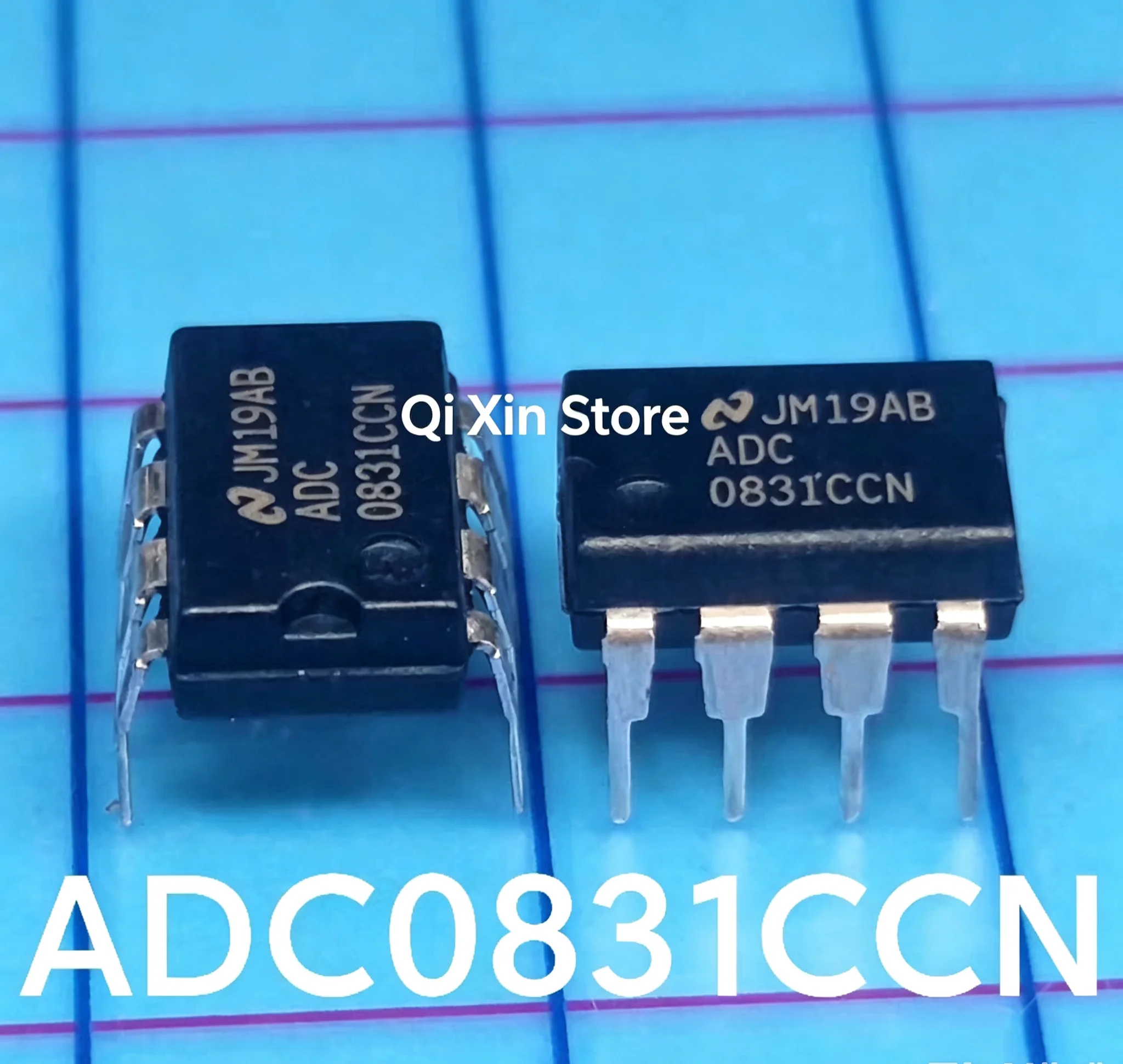 ADC0831 ADC0831CCN  Brand-new, factory-sealed 8-bit analog-to-digital converter in a PDIP-8 package