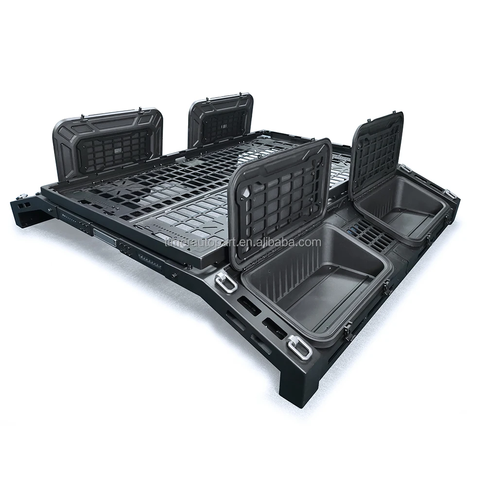 Pickup Truck Overland Car Bed Modification Accessories Multi-Function Cargo Roll Cage Load Roof Luggage Rack For Pickup Truck