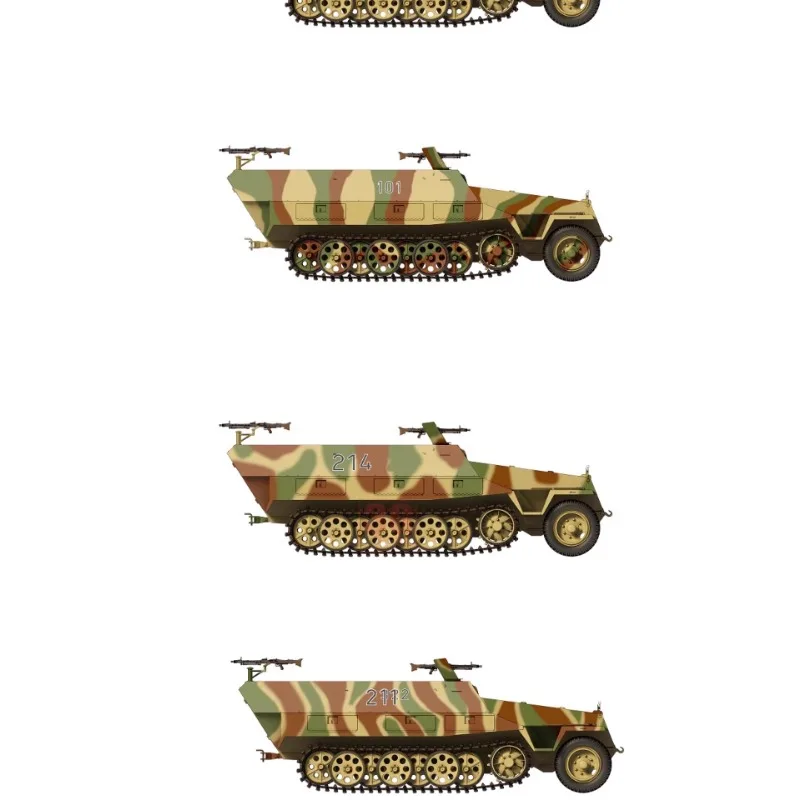 

3G model, half-track car