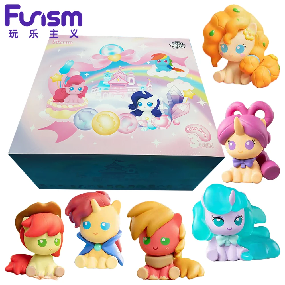 

Genuine FUNISM My Little Pony Mini Blind Box Magic Bottle Designs Cute Cartoon Characters Ornaments Toys Surprise Gifts for Kids