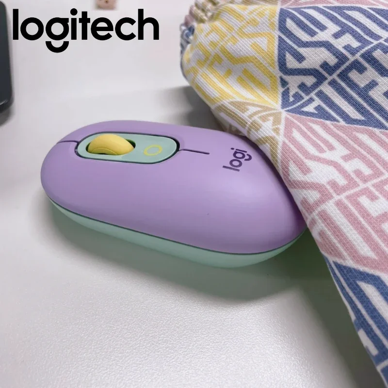 

Беспроводная мышь Logitech POP — настраиваемая кнопка Emoji, Bluetooth 5.1, срок службы батареи 24 м