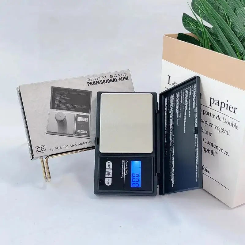 Mini Digital Pocket Scale High Precision Stainless Steel 0.01g Portable Jewelry Gold Weight Electronic Tool