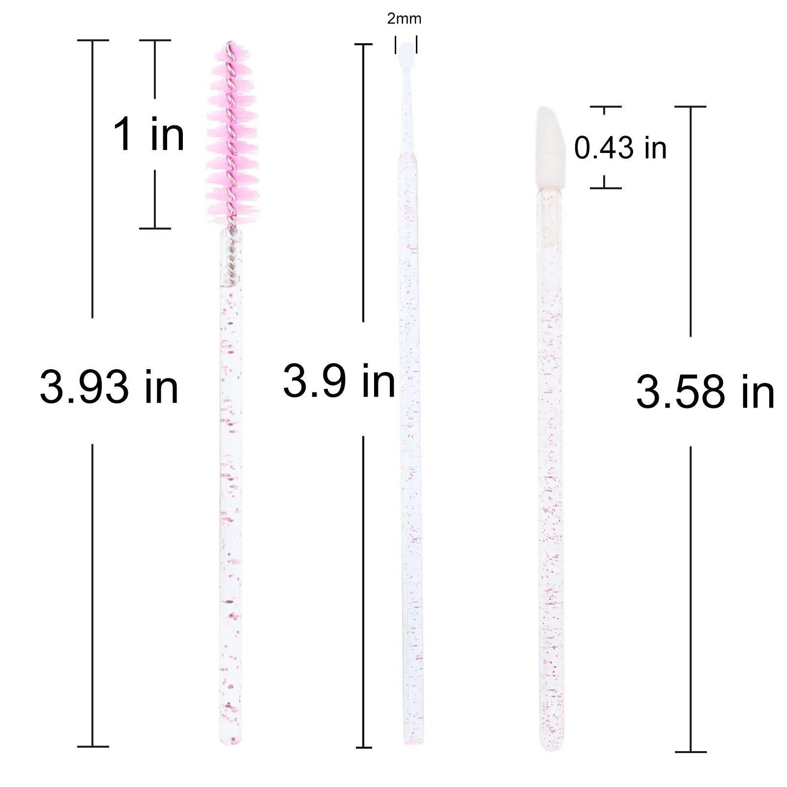 200 pz Pennelli Usa E Getta Set Mascara Bacchette Pennelli Per Labbra Microbrush Applicatore Tampone per Estensione Delle Ciglia Sopracciglio Strumenti di Trucco