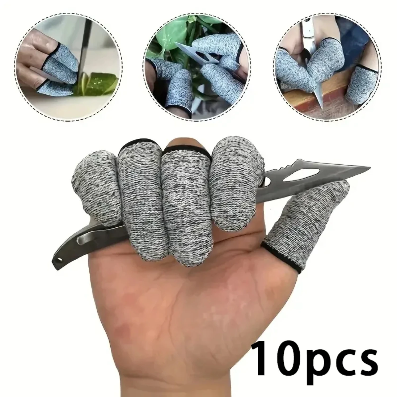 High-Quality Durable Strong Thumb Sleeve for Precision Carving Tasks - Reliable Anti-Cutting Finger Protector Guard Safety Tool 