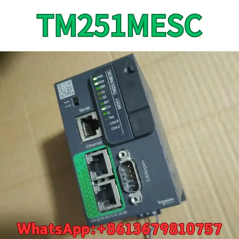 

second-hand TM251MESC PLC Programmable Controller test OK Fast Shipping