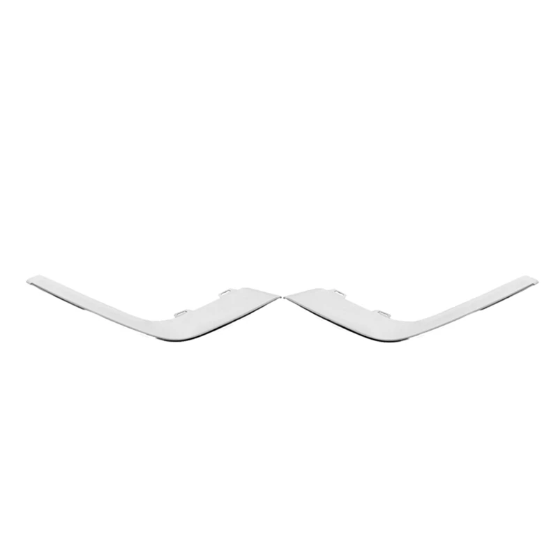 

A13F-Car Front Bumper Fog Light Lamp Grille Chrome Trim Strip For Suzuki SX4 S-Cross Crossover 2016-2021