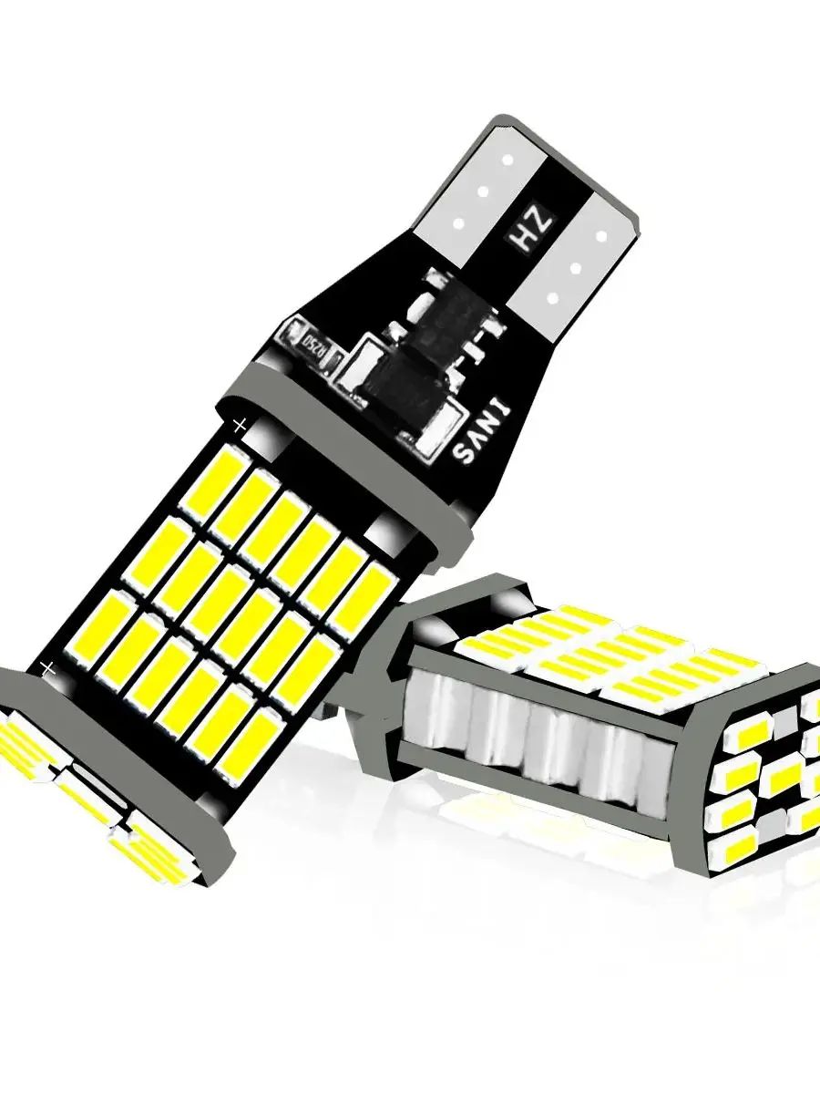 10er-Pack T15 W16W 921 912 T16 LED Hochleistungs-Ultra-Helle Glühbirnen, geeignet für den Ersatz von Blinker-, Brems- und Rückfahrlichtern im Auto.