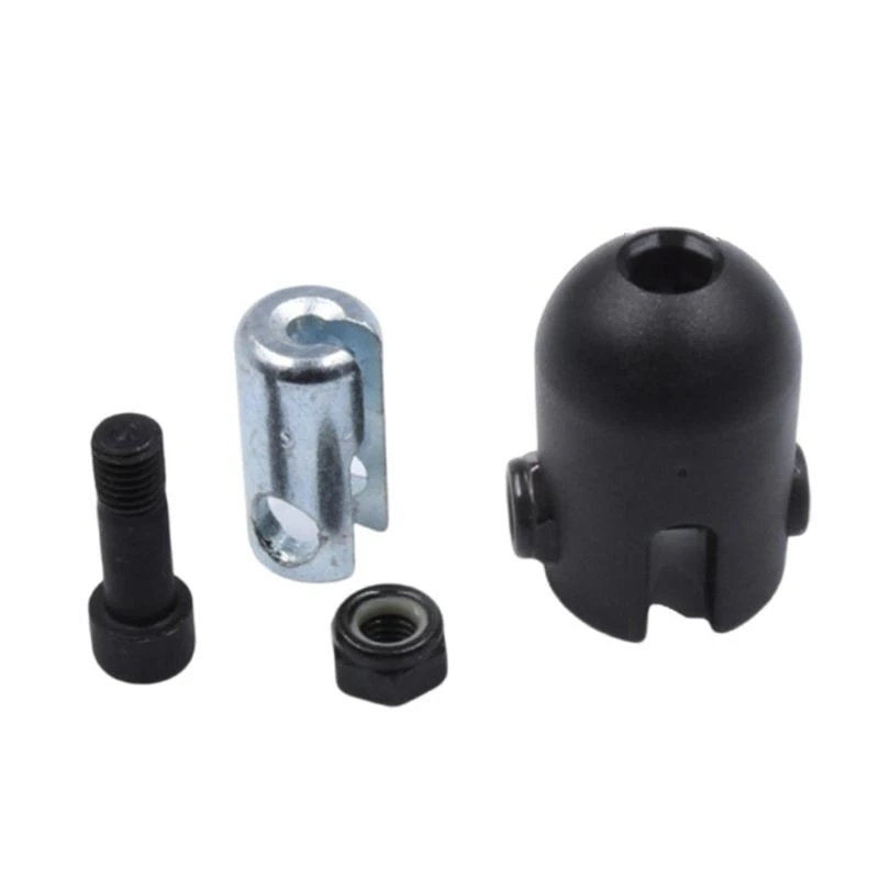 JOME Large Rivets Insert Joint Sleeve Connectors Nut Secure End Fittings for Fitness Equipment Adaptability