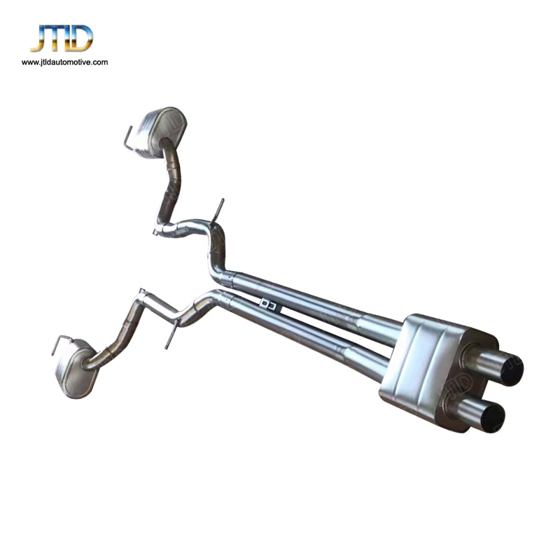 JTLD Performance 304SS Stainless Steel Turbo Catback Exhaust For Porsche Panamera V6 /970 3.0L