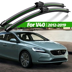 Wiper LHD Front Wiper Blades Set For Volvo V40 2012 - 2019 Windshield Windscreen Window Brushes 26